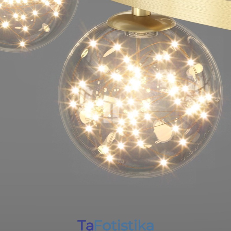 Nordic Modern Gold Circle Κρεμαστό Φωτιστικό