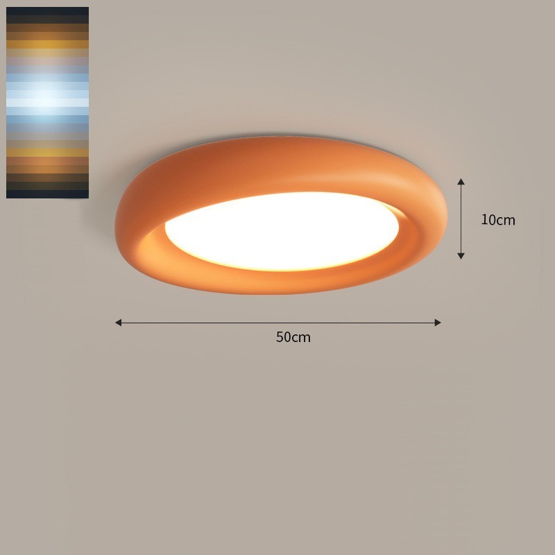 Dimmable Round Full Spectrum Eye Protection Multi Colors Modern Flush Mount Light Οροφής Φωτιστικά εσωτερικού χώρου