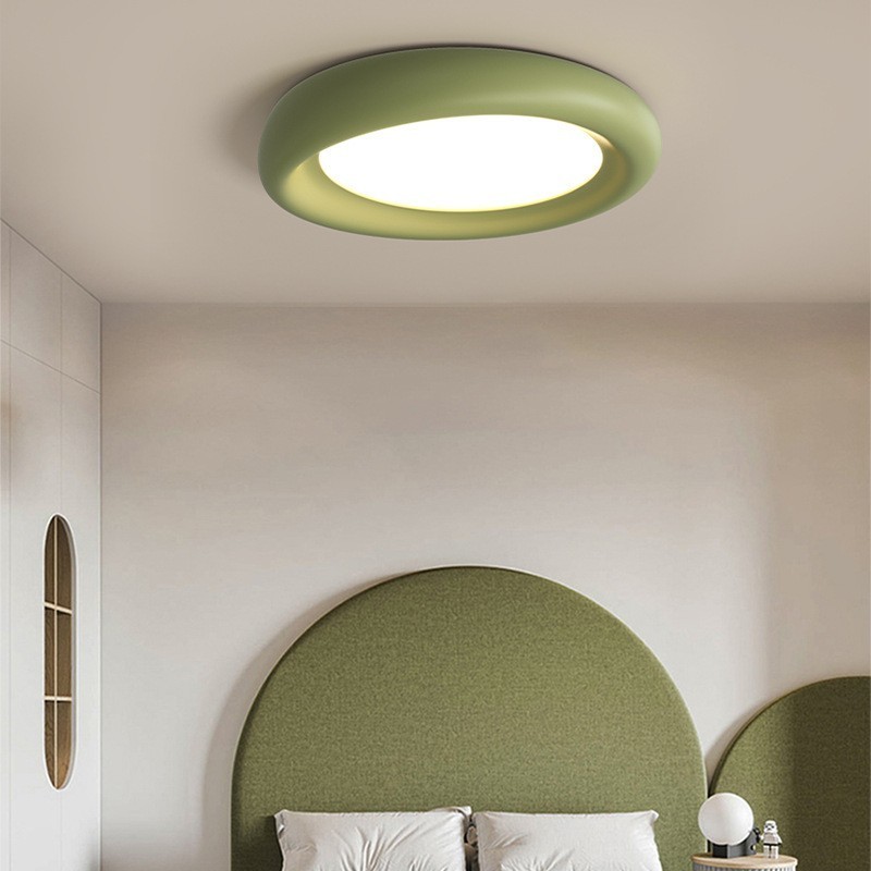 Dimmable Round Full Spectrum Eye Protection Multi Colors Modern Flush Mount Light Οροφής Φωτιστικά εσωτερικού χώρου