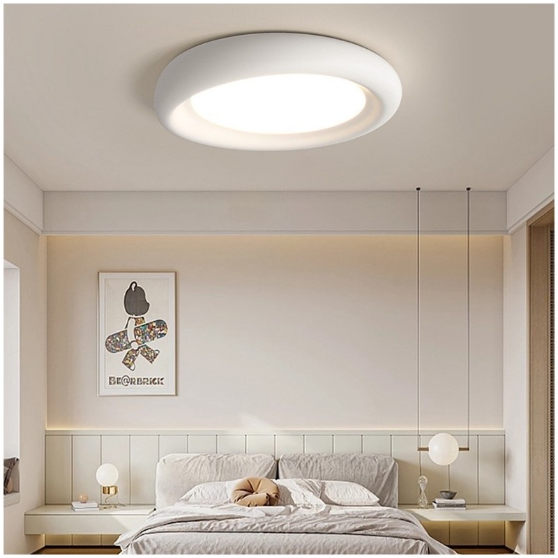 Dimmable Round Full Spectrum Eye Protection Multi Colors Modern Flush Mount Light Οροφής Φωτιστικά εσωτερικού χώρου