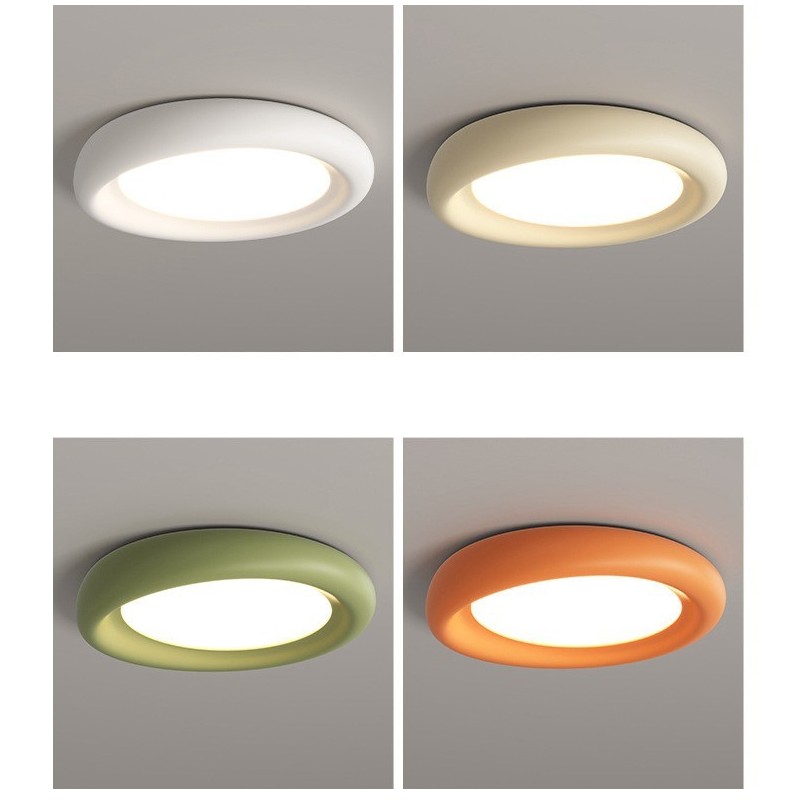 Dimmable Round Full Spectrum Eye Protection Multi Colors Modern Flush Mount Light Οροφής Φωτιστικά εσωτερικού χώρου