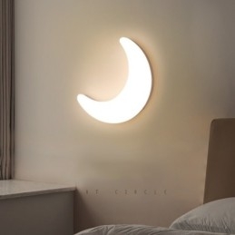 Απλίκες τοίχου παιδικού δωματίου 20W Nordic Indoor Moon Shape Φωτιστικά οροφής
