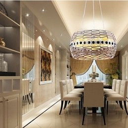 Φωτιστικό Rattan Art Κρεμαστό φωτιστικό Χειροποίητο Υφαντό
