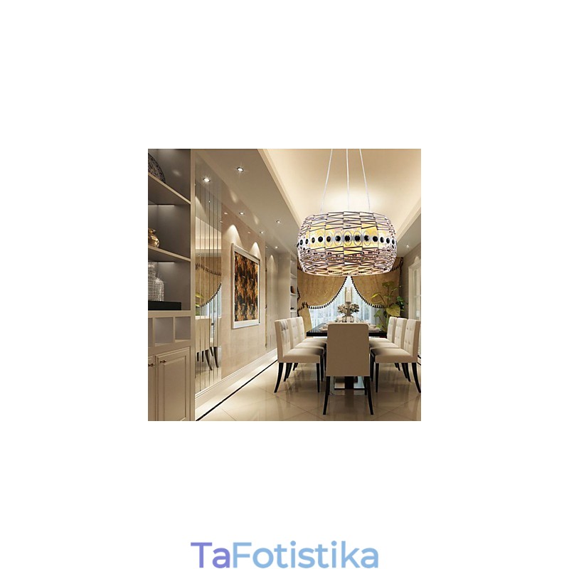 Φωτιστικό Rattan Art Κρεμαστό φωτιστικό Χειροποίητο Υφαντό