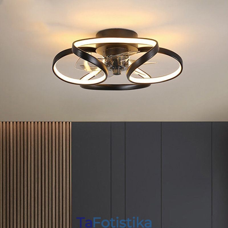 Μοναδικός ανεμιστήρας οροφής και ελαφρύς μοντέρνος ανεμιστήρας οροφής με φώτα