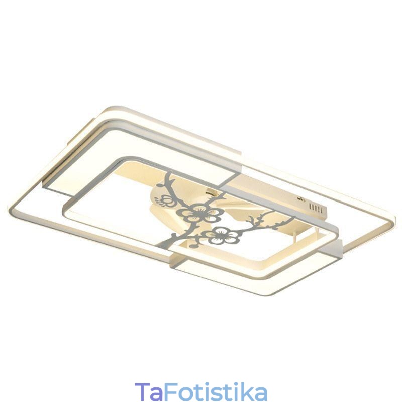 Μοντέρνα ορθογώνια φωτιστικά ανεμιστήρα οροφής