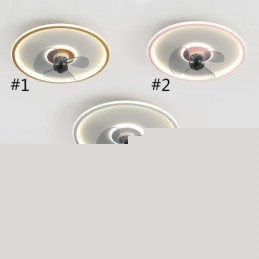 Φωτιστικό ανεμιστήρα οροφής Macaron Remote Control Decor Ventilateur