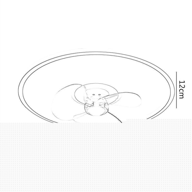 Φωτιστικό ανεμιστήρα οροφής Macaron Remote Control Decor Ventilateur