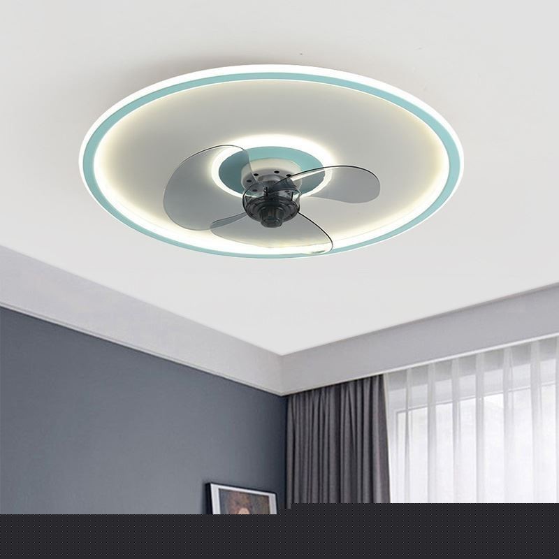 Φωτιστικό ανεμιστήρα οροφής Macaron Remote Control Decor Ventilateur