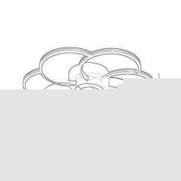 Ανεμιστήρες οροφής με φώτα Chandelier Ventilateur