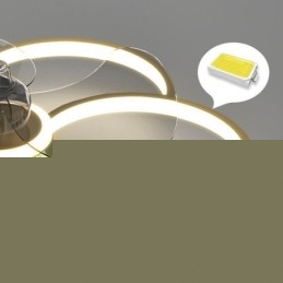 Ανεμιστήρες οροφής με φώτα Chandelier Ventilateur