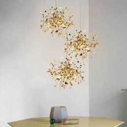 Sequin Chandelier Κρεμαστό Φωτιστικό από ανοξείδωτο ατσάλι Τραπεζαρία