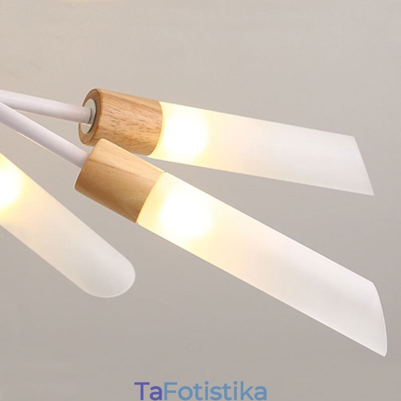 Nordic κρεμαστό φως Μοντέρνος φωτισμός από μασίφ ξύλο
