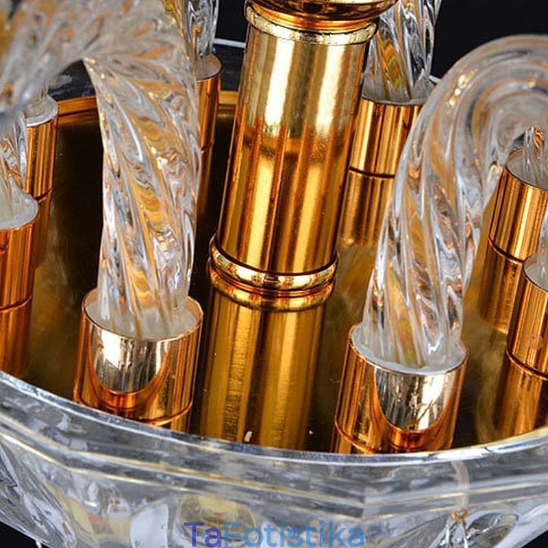European Crystal Chandelier Πολυτελές μενταγιόν Ανοιχτό μπλε μενταγιόν