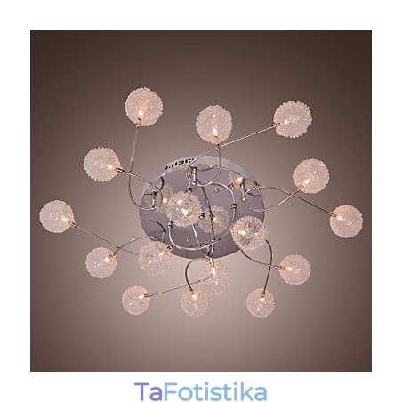 G4 Iron Flush Mount Light με σκιές αλουμινίου G4 Iron Flush Mount Light με σκιές αλουμινίου