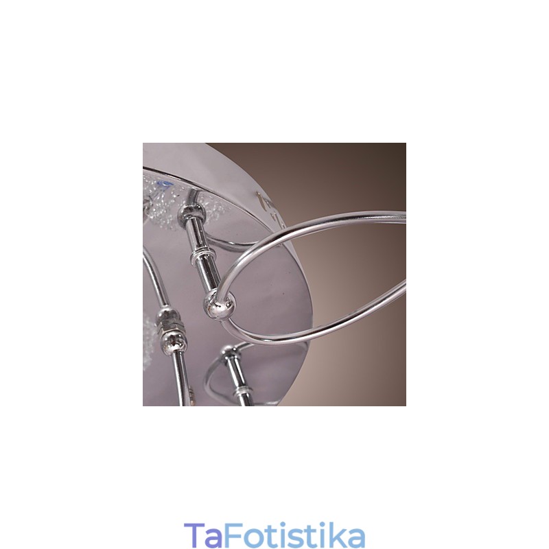 G4 Iron Flush Mount Light με σκιές αλουμινίου