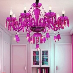 European Crystal Chandelier Ring Bells Γυάλινο Κρεμαστό Φωτιστικό
