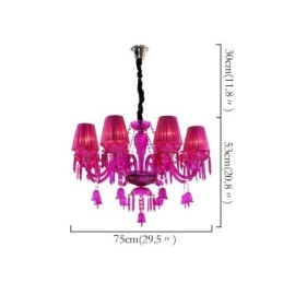 European Crystal Chandelier Ring Bells Γυάλινο Κρεμαστό Φωτιστικό