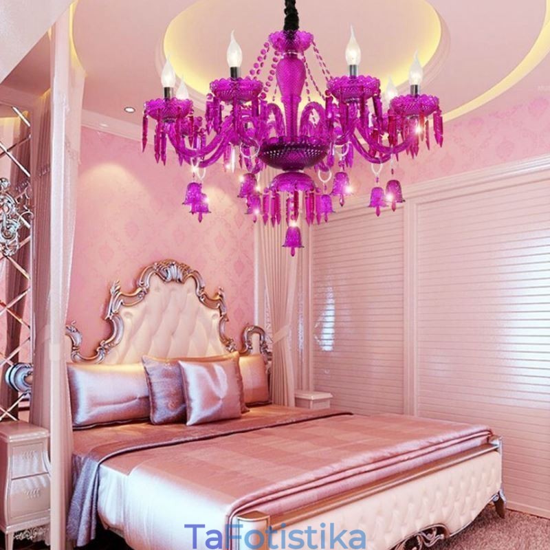 European Crystal Chandelier Ring Bells Γυάλινο Κρεμαστό Φωτιστικό