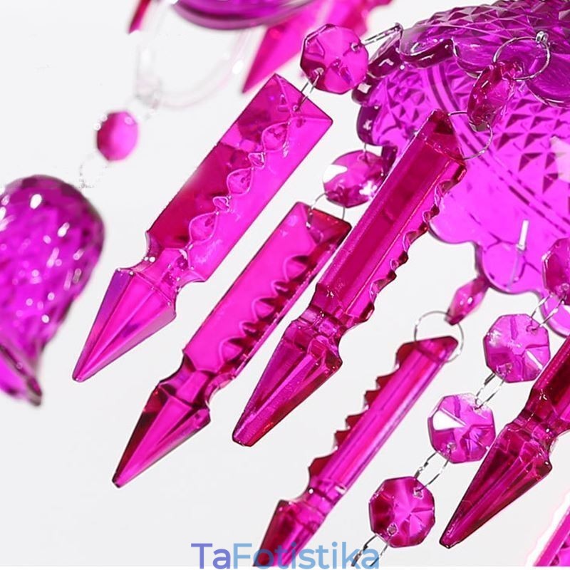 European Crystal Chandelier Ring Bells Γυάλινο Κρεμαστό Φωτιστικό