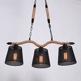 Πολυέλαιος με σχοινί ρετρό Creative Three Pastoral