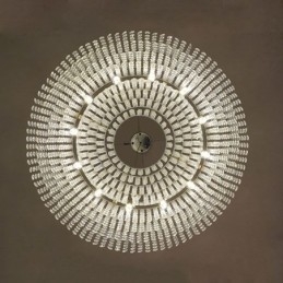 Μοντέρνος Κρυστάλλινος Πολυέλαιος Ευρωπαϊκό Πολυτελές Διακοσμητικό Φωτιστικό Οροφής με 12 Φώτα