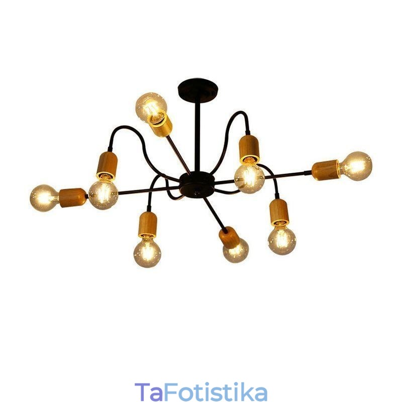 Σύγχρονος Creative Σιδερένιος Κρεμαστό Φωτιστικό Αράχνη Πολυέλαιος