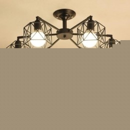 Μοντέρνο κρεμαστό φωτιστικό Bird Cage Σιδερένιο Διακοσμητικό Φωτιστικό
