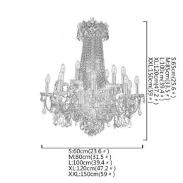 European Luxury Crystal Chandelier Duplex Κρεμαστό Φωτιστικό Σκάλας