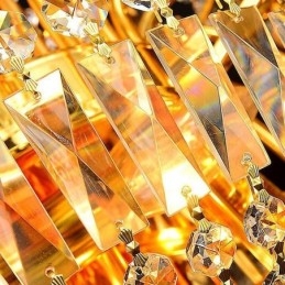 European Luxury Crystal Chandelier Duplex Κρεμαστό Φωτιστικό Σκάλας