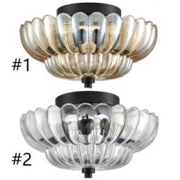 Μοντέρνο φωτιστικό οροφής βάσης Lotus Simple Flush Mount