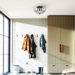 Μοντέρνο φωτιστικό οροφής βάσης Lotus Simple Flush Mount