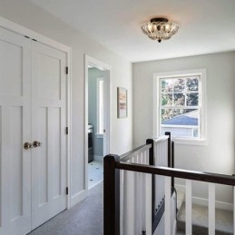 Μοντέρνο φωτιστικό οροφής βάσης Lotus Simple Flush Mount