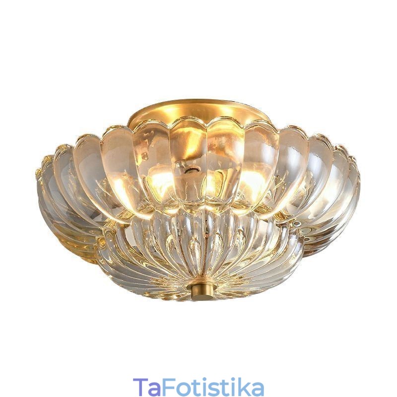 Μοντέρνο Flush Mount Lotus Base φωτιστικό οροφής