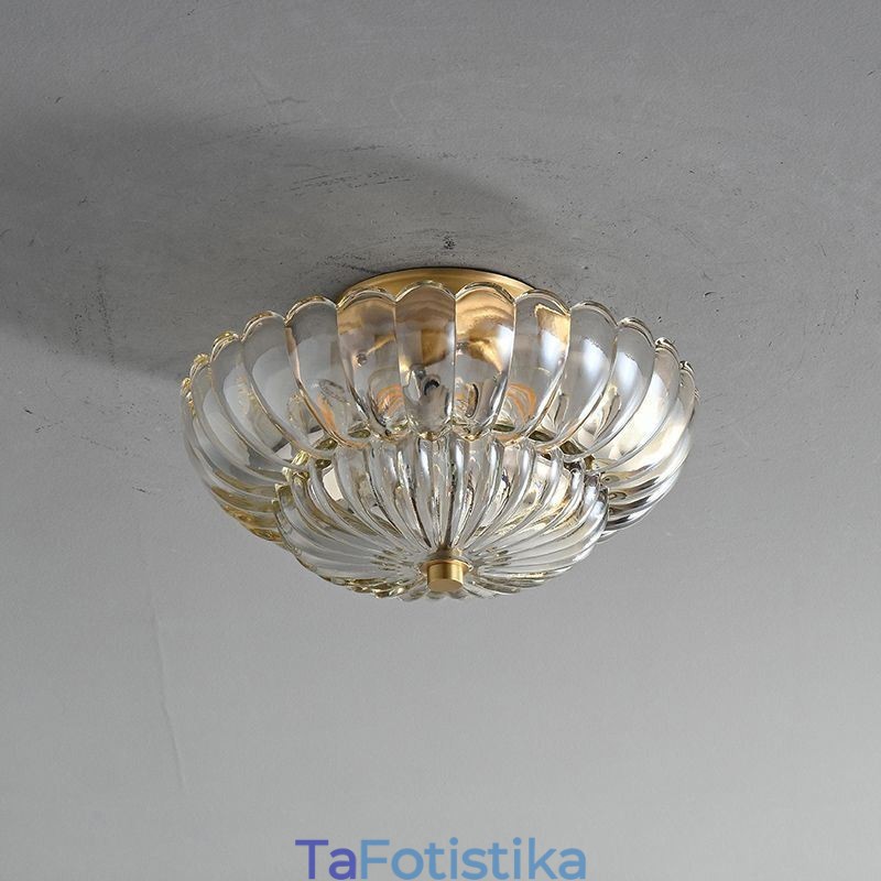 Μοντέρνο Flush Mount Lotus Base φωτιστικό οροφής
