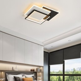 Flush Mount Minimalist Ακρυλικό Τετράγωνο Φωτιστικό Οροφής 40 50εκ