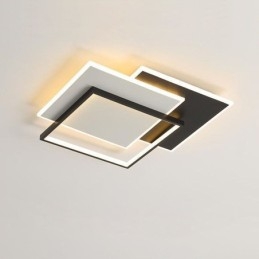 Flush Mount Minimalist Ακρυλικό Τετράγωνο Φωτιστικό Οροφής 40 50εκ