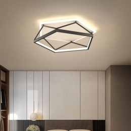 Flush Mount Hollow Τρισδιάστατο Φωτιστικό Οροφής 55cm