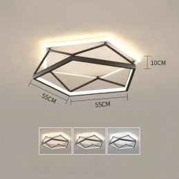 Flush Mount Hollow Τρισδιάστατο Φωτιστικό Οροφής 55cm