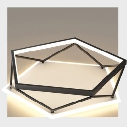 Flush Mount Hollow Τρισδιάστατο Φωτιστικό Οροφής 55cm