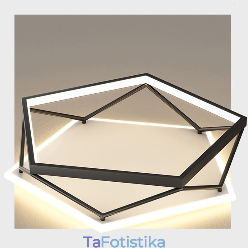 Flush Mount Hollow Τρισδιάστατο Φωτιστικό Οροφής 55cm