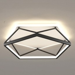 Flush Mount Hollow Τρισδιάστατο Φωτιστικό Οροφής 55cm