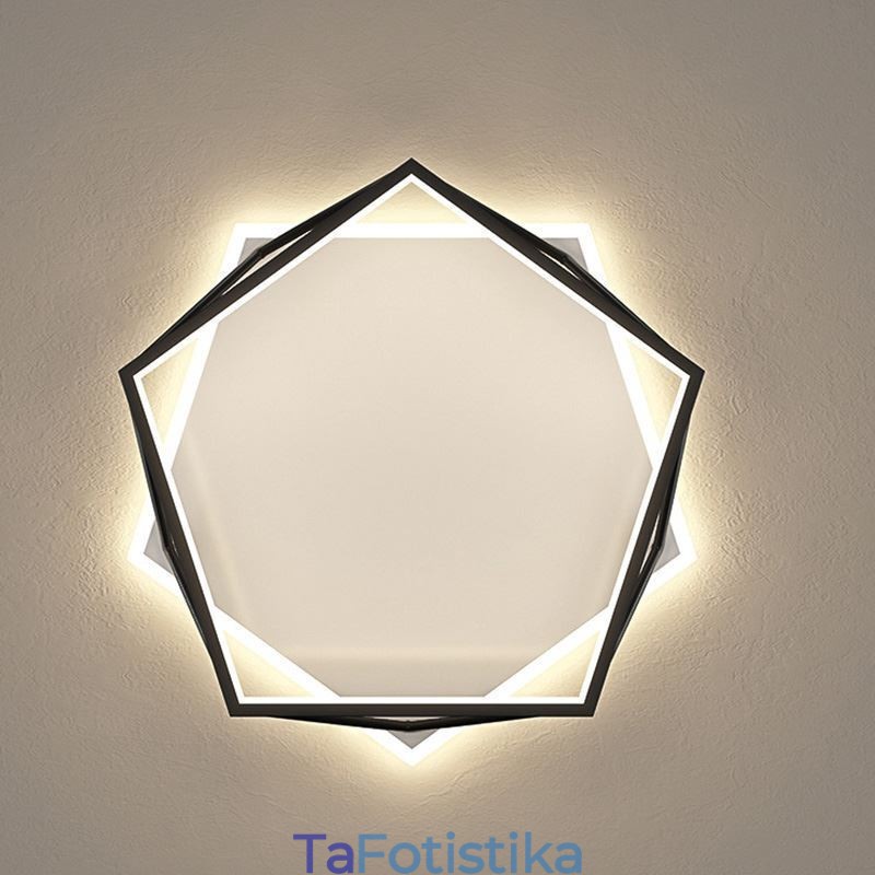 Flush Mount Hollow Τρισδιάστατο Φωτιστικό Οροφής 55cm