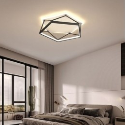 Flush Mount Hollow Τρισδιάστατο Φωτιστικό Οροφής 55cm