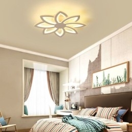Flush Mount Eye-catching Ακρυλικό Φωτιστικό Οροφής λουλουδιών 55cm