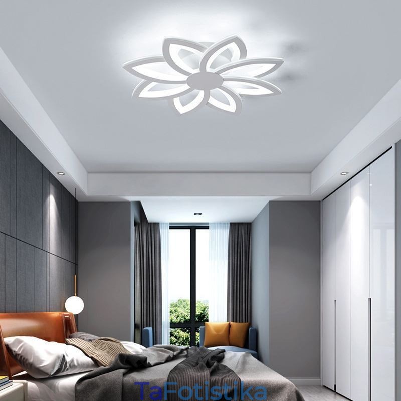 Flush Mount Eye-catching Ακρυλικό Φωτιστικό Οροφής λουλουδιών 55cm