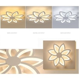 Flush Mount Eye-catching Ακρυλικό Φωτιστικό Οροφής λουλουδιών 55cm