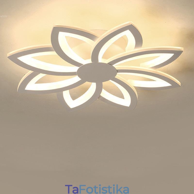Flush Mount Eye-catching Ακρυλικό Φωτιστικό Οροφής λουλουδιών 55cm