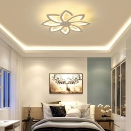 Flush Mount Eye-catching Ακρυλικό Φωτιστικό Οροφής λουλουδιών 55cm