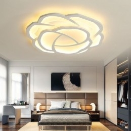 Flush Mount Modern Simple Rose Ακρυλικό Φωτιστικό Οροφής 52cm